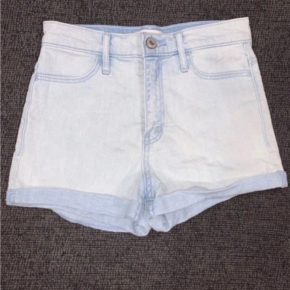 Abercrombie & Fitch Kids Light Blue Denim Shorts